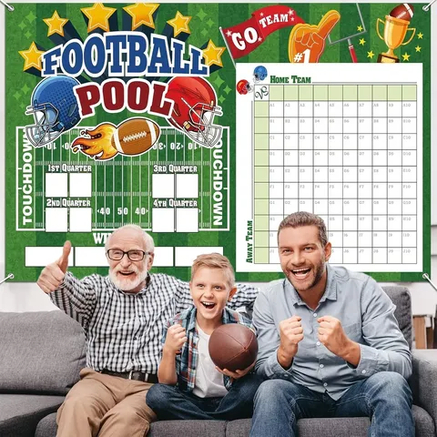 American Football Tippspiel Fotografie Hintergrund 100D Polyester Sport Thema Party Deko Football Spielabend Hintergrund