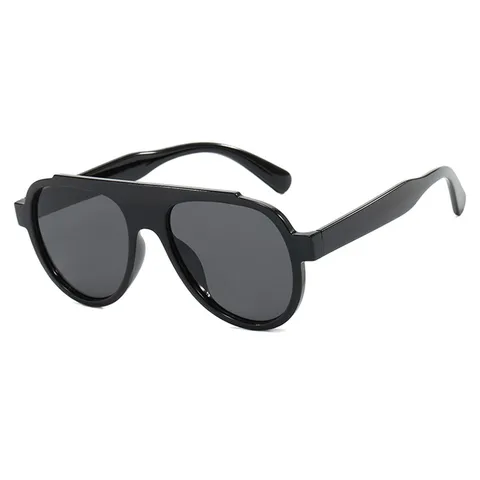 Fashion Pilot Aviator Sunglasses For Women Men Retro Oversized PC Frame AC Lens UV400 Protection Trendy Sun Glasses