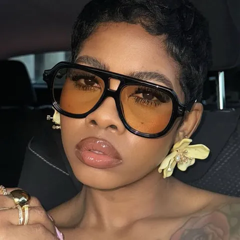Trendy Aviator Sunglasses For Women 2025 Fashion UV400 Protection PC Frame AC Lens Stylish Eye Wear Outdoor Party Sun Glasses