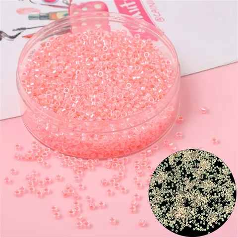 Perles de Verre Phosphorescentes Tubes Ronds Accessoires de Bijoux DIY pour Création de Colliers Bracelets Perles Artisanales Brillent dans le Noir