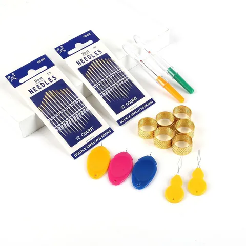 Enhebrador de Agujas Forma de Calabaza Herramienta de Costura Manual para Punto de Cruz Ayuda Costura a Mano Ancianos Accesorios DIY