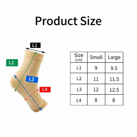 Manchons de Cheville de Compression Sportive Unisexe Haute Élasticité Respirant pour Corde à Sauter Gymnastique Yoga