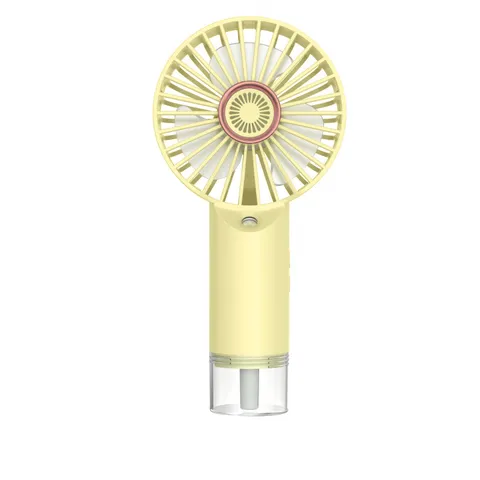 Hand-Sprühventilator USB Wiederaufladbar Mini Tragbarer Wassersprühventilator 3 Geschwindigkeiten Leiser Kühler Für Reisen