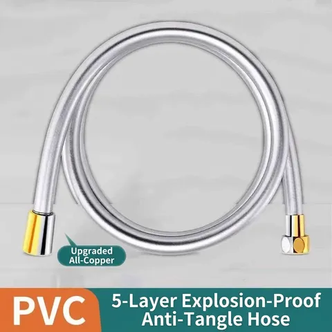 Hoogwaardige PVC Doucheslang Explosieveilige Flexibele Badkamerslang Anti Klit Universele Aansluiting Met Messing Connectoren