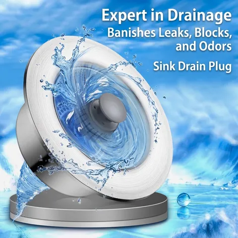 Universal Kitchen Sink Bounce Core Drain Stopper ABS Anti Clogging Filter Basket Kitchen Bathroom Sink Strainer Filter
