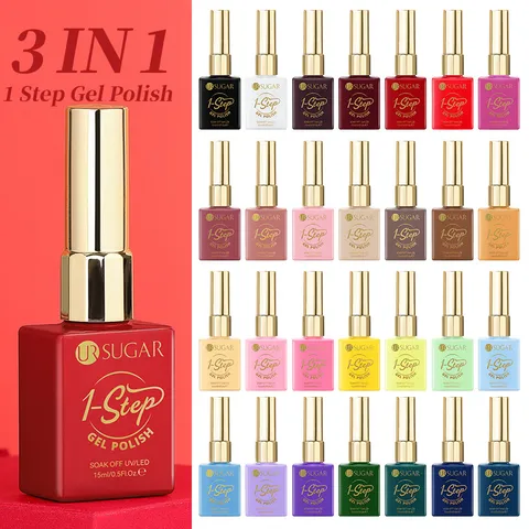 UR SUGAR One Step Gel Polish In One Formula UV LED Soak Off Gel Varnish Professional DIY Nail Art Salon Manicure Jewelry