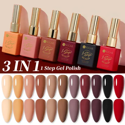 UR SUGAR One Step Gel Polish In One Formula UV LED Soak Off Gel Varnish Professional DIY Nail Art Salon Manicure Jewelry