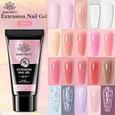 Quick Building Nail Extension Gel Solid UV LED Gel For Manicure Professional Nail Art Salon Tools Poly Builder Gel