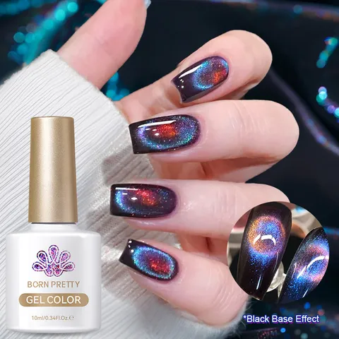 BORN PRETTY 9D Cat Eye Nail Gel Polish Magic Polaris Galaxy Magnetic Gel 10ml Soak Off UV LED Varnish Women Nail Art