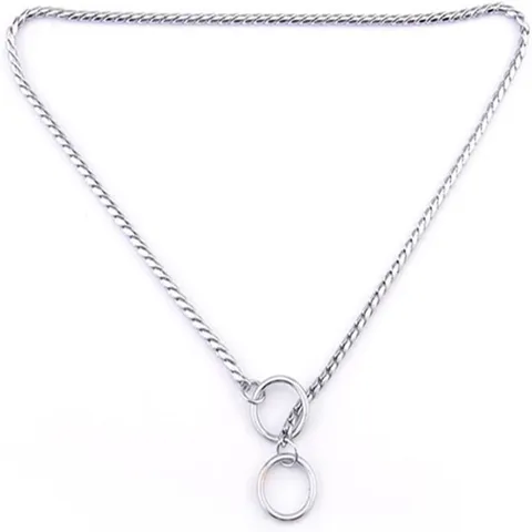 Professionelles Edelstahl Haustier Schlangenkette Halsband Langlebige Metall Trainingshalskette Für Hunde Katzen Gold Silber Zubehör