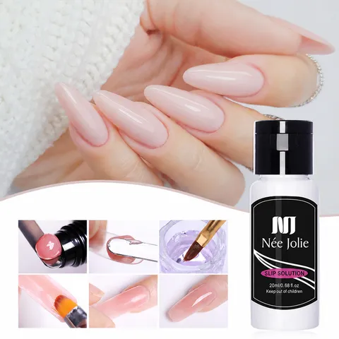 Nee Jolie Nail Extension Slip Solution Professional Nail Art Poly Gel Liquid Cleaning Lubricant For Manicure Tools
