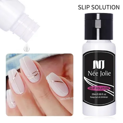 Nee Jolie Nail Extension Slip Solution Professional Nail Art Poly Gel Liquid Cleaning Lubricant For Manicure Tools