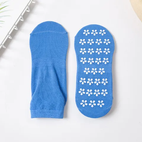 Katoenen Antislip Yoga Sokken Voor Kinderen Volwassenen Ademend Binnenvloer Sokken Trampoline Grippy Sokken Sport Sokken