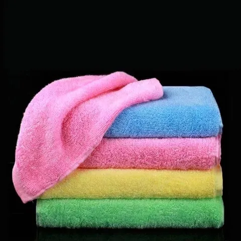 Thickened Wood Fiber Kitchen Dishcloth Oil Resistant Highly Absorbent Reusable Cleaning Rag For Household Dish Washing Pot