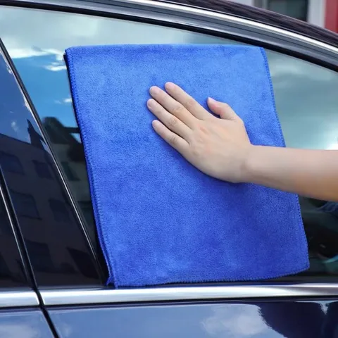 High Absorbent Microfiber Car Cleaning Towel Thickened Non-Linting Auto Washing Drying Cloth Multi-Functional Polish Rag For Vehicle Detailing