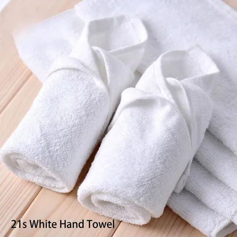 Wit Puur Katoen Vierkante Handdoek Zeer Absorberend Sneldrogend Waslapje Voor Hotel Badkamer Zachte Gezichtshanddoek