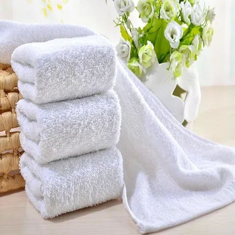 White Disposable Cotton Towels Soft Absorbent Pure Cotton Face Towels For Hotel Salon Beauty Spa Massage Bath Cleaning Cloth
