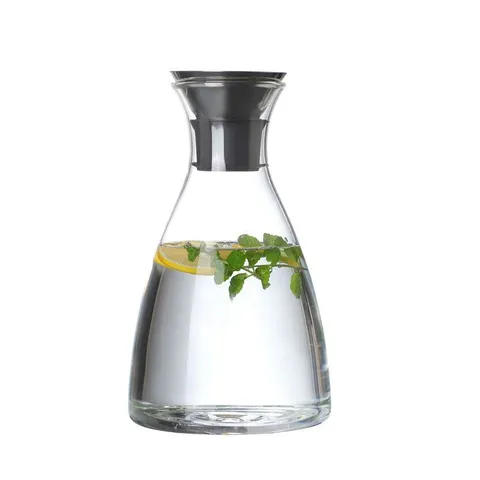 Nordischer Stil Borosilikatglas Krug Mit Edelstahlfilter Und Silikonhülle Hitzebeständige Wasserkarrafe Für Saft Eistee Milch Haus Küche Trinkgeschirr