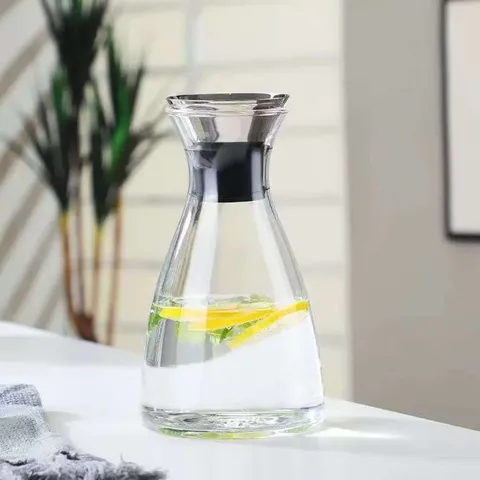 Nordischer Stil Borosilikatglas Krug Mit Edelstahlfilter Und Silikonhülle Hitzebeständige Wasserkarrafe Für Saft Eistee Milch Haus Küche Trinkgeschirr