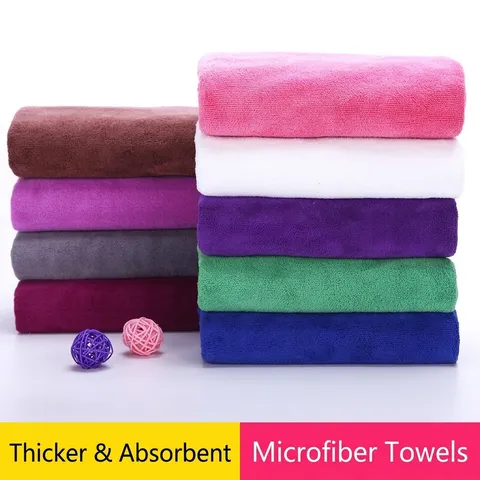 Highly Absorbent Microfiber Cleaning Cloth For Household Chore Soft Lint Free Thickened Towel Kitchen Bathroom Car Wash Cleaning Cloth