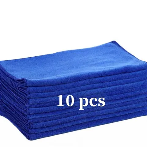 Highly Absorbent Microfiber Cleaning Cloth For Household Chore Soft Lint Free Thickened Towel Kitchen Bathroom Car Wash Cleaning Cloth