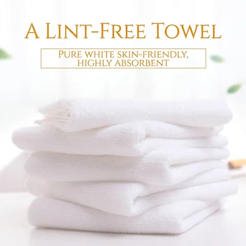 White Disposable Microfiber Bath Towels Absorbent Soft Quick Dry Bath Towel For Hotel Guesthouse Salon Spa Beauty Massage Shower