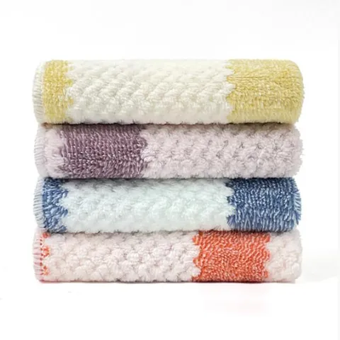 Coral Fleece Dishcloths Absorbent Microfiber Kitchen Cleaning Cloths Washable Thick Scouring Pads For Home Table Dishwashing Soft Rags