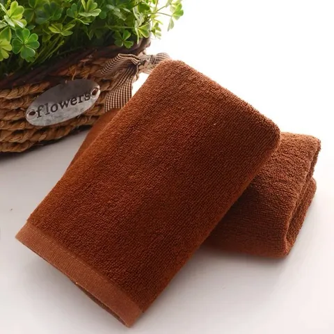 Pure Cotton Square Hand Towels Absorbent Solid Color Face Towel For Kitchen Bathroom Hotel Small Square Cotton Towels