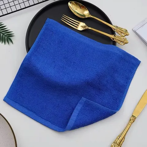 Katoenen Vierkante Handdoek Hoge Absorptie Zachte Gastendoekje Voor Keuken Hotel Restaurant Kleuterschool Vaatdoek
