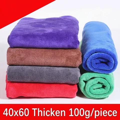 Thickened Microfiber Car Wash Towel Highly Absorbent Cleaning Cloth For Car Detailing Household Kitchen Wiping Towel No Linting Multipurpose Rag