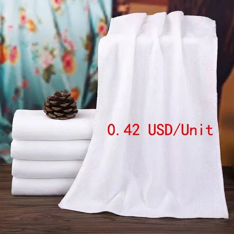 White Microfiber Square Towel High Absorbent Small Hand Face Towel For Hotel Beauty Salon Hair Salon Home Bathroom Cleaning Plain Weave Soft Washcloth