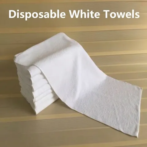 Industrial White Microfiber Cleaning Cloth Absorbent Lint-Free Disposable Towel For Painting Hardware Professional Rags