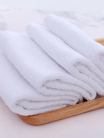 White Small Square Towel Cotton Soft Absorbent Face Hand Towels For Hotel Salon Kitchen Restaurant Bathroom Home Universal