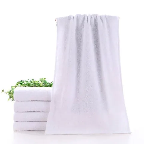 White Disposable Cotton Towels Soft Absorbent Pure Cotton Face Towels For Hotel Salon Beauty Spa Massage Bath Cleaning Cloth