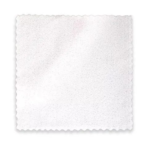 Microfiber Cleaning Cloth White Square Towel Absorbent Lint Free Dishcloth Scalloped Edge For Kitchen Bathroom Restaurant Hotel Car