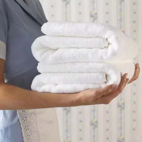 Asciugamano per il Viso in Puro Cotone Ispessito Bianco Morbido Assorbente Per Hotel Salone Bagno Casa Uso Quotidiano Lavabile