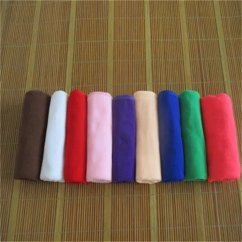 Microfiber Face Towel Absorbent Soft Bathroom Gym Towel Quick Dry Solid Color Hand Towel Daily Cleaning Travel Essential