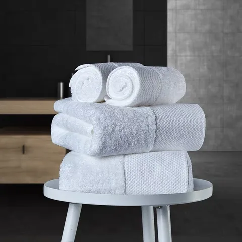 Luxus Weißes Hotel Badetuch Weich Saugfähig Gekämmte Baumwolle Gesicht Handtücher Für Badezimmer Dusche Universelle Verwendung