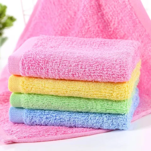 Chiffon de Nettoyage en Fibre de Bambou Couleur Unie Très Absorbant Anti-Adhésif Huile Essuie-Tout pour Cuisine Maison Casseroles Bols
