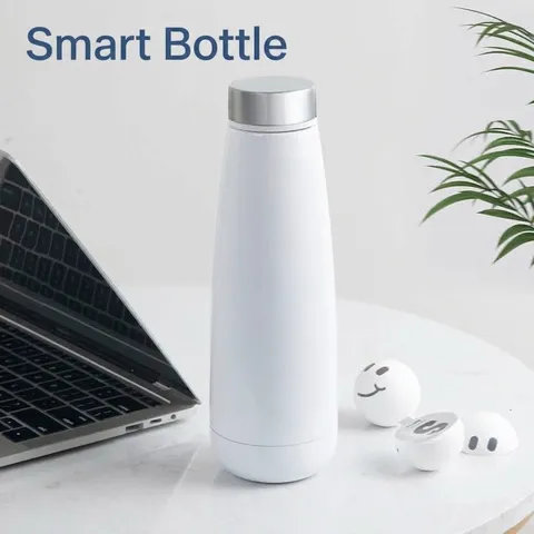 Termos in Acciaio Inossidabile 304 Bottiglia d'Acqua Alcalina Portatile Con Filtro Minerale a Ioni Negativi Tazza Tech