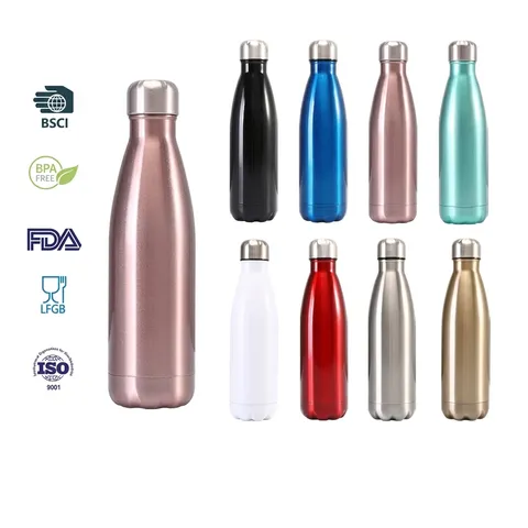 Bowling Shape Stainless Steel Vacuum Insulated Thermos Bottle Leakproof Outdoor Sports Water Bottle Portable Travel Mug For Drinks