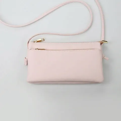 Dames Eenvoudige PU Leren Crossbody Tas Mobiele Telefoontas Mode Veelzijdig Effen Kleur Rits Kleine Messenger Bag Voor Studenten