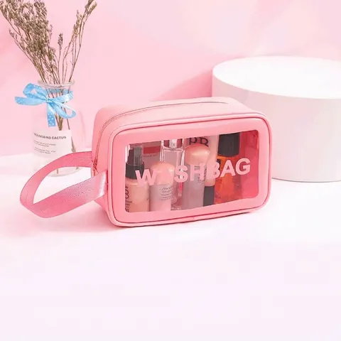Waterdichte PVC Reis Cosmetische Tas Grote Capaciteit Toilettas Draagbare Make-up Organizer Voor Dames Heren Ins Stijl