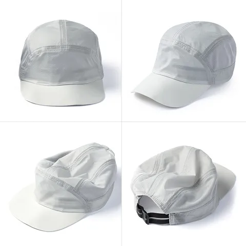 Outdoor Cycling Soft Top Baseball Cap Breathable Quick Dry Sun Protection Mesh Hat For Men Women Summer Sports Casual Hat