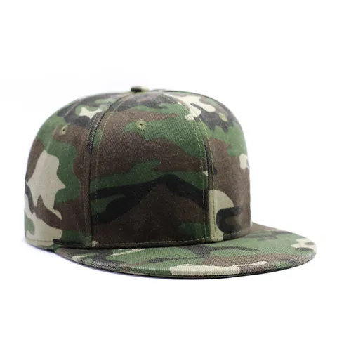 Hip Hop Platte Rand Baseballpet Camouflage Snapback Outdoor Zonbescherming Streetwear Sportieve Pet Voor Heren Dames Casual Verstelbare Pet