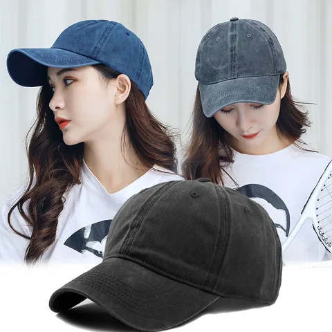 Gorra de Béisbol de Algodón Lavado Vintage para Hombres Mujeres Ajustable Distressed Dad Hat Protección Solar Aire Libre Casual Distressed Cap