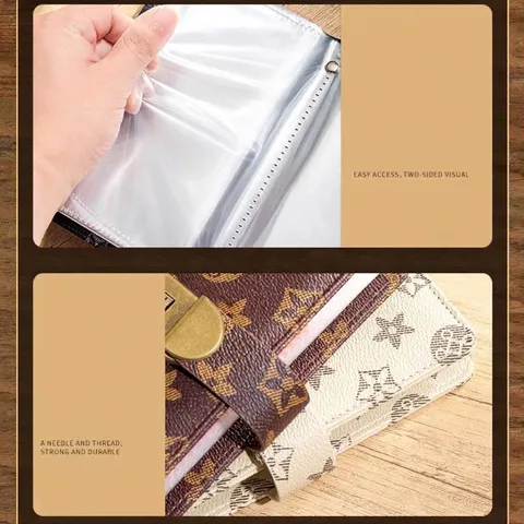 Retro PU Leather Budget Binder With Combination Lock Portable Cash Envelope Organizer Savings Notebook Financial Planning Binder