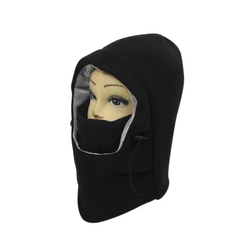 Winter Outdoor Fleece Balaclava Mask For Men Women Windproof Thickened Neck Warmer For Cycling Skiing Sport Running