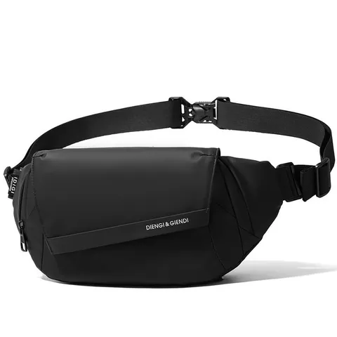 Ανδρική Τσάντα Στήθους Techwear Αδιάβροχη Τακτική Sling Bag Outdoor Ποδηλασία Αθλητισμός Casual Τσάντα Ώμου Με Πολλές Τσέπες