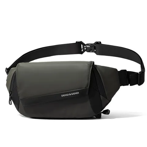 Ανδρική Τσάντα Στήθους Techwear Αδιάβροχη Τακτική Sling Bag Outdoor Ποδηλασία Αθλητισμός Casual Τσάντα Ώμου Με Πολλές Τσέπες